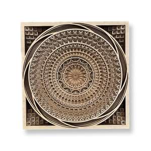 Arte de pared único 3D, grabado de madera, arte de pared - Product Image 1