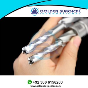 Escariador de uñas de cabeza de ganso DHS DCS taladro hueco instrumento ortopédico combinación médica límite taladro ángulo placa de acero - Product Image 2