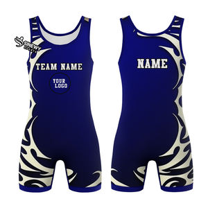 Wrestling Gear Sexy Wear Costume d'haltérophilie Singlets de lutte personnalisés pour jeunes - Product Image 4