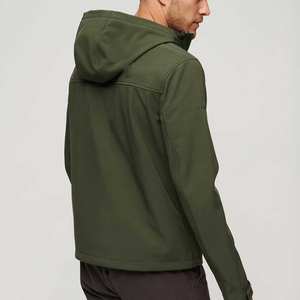 เสื้อแจ็กเก็ตนิ่มสำหรับผู้ชายเสื้อมีซิปพิมพ์โลโก้ตามสั่ง - Product Image 2