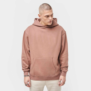 Venta al por mayor 100% algodón pulóver sudaderas con capucha para hombres logotipo personalizado bordado polar invierno desgaste serigrafía liso teñido sólido - Product Image 2