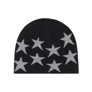 OEM Vente en gros Bonnet en tricot épais Jacquard chaud Casquette d'hiver en tricot à revers avec logo de marque privée personnalisé de haute qualité - Product Image 5