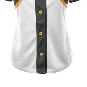 100% poliéster camiseta de béisbol de alta calidad camiseta de béisbol de sublimación personalizada uniformes de béisbol/Softball personalizados - Product Image 6