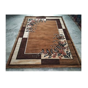 Alfombra de Cachemira bordada a precio de fábrica al por mayor para uso en restaurantes y hoteles con un embalaje asequible - Product Image 1