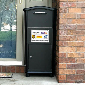 Etiqueta de señal de entrega de paquete de alta calidad | Señal de patio | Rectángulo | 10x7 | Resistente a la decoloración - Product Image 4