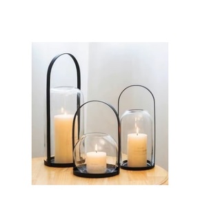 Traditional Metal Candle Stand Handmade Eco-Friendly Rectangle Shape Customizable Print Options for Christmas Home Decoration - Product Image 1