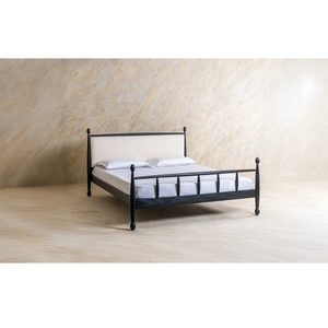 เตียงไม้เนื้อแข็งที่หรูหราพร้อมการออกแบบที่กำหนดเองระดับไฮเอนด์ที่สร้างขึ้นสำหรับห้องนอนที่หรูหราทันสมัยและพื้นที่ห้องนั่งเล่นที่ทันสมัย - Product Image 1