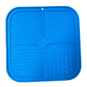 Custom Logo Silicone Slow Feeder Lick <b>Mat</b> for Dogs, Multifunctional Interactive Pad Promotes Healthy Eating & Stress Relief - Product Image 3