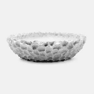 Bol en bois de résine rouge personnalisable fait à la main en Inde style classique écologique lavable au lave-vaisselle pour les occasions de fête - Product Image 3