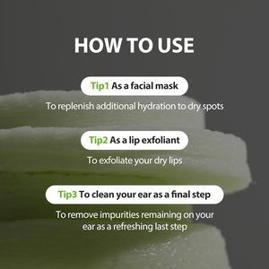 SUNGBOON EDITOR-Coussinets exfoliants à la tomate verte, 60 feuilles, 60 feuilles, coussinets coréens, hydratants et hydratants - Product Image 6