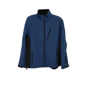 Windbreaker Clothing Customized Logo Men's Bomber <b>Jacket</b> Waterproof <b>Hooded</b> Vintage Knitted <b>Soft</b> <b>Shell</b> Zipper Closure 100% - Product Image 6