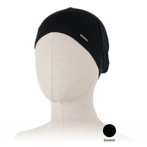 Vêtements de haute qualité Tan Jet Black Taille libre Plaine instantanée Toutes les saisons Femme Pas d'impression Polyester Coton TAKVA Underscarf - Product Image 4