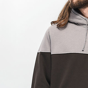 Pull à capuche en molleton de coton 100% écologique pour hommes, vêtements d'été respirants brodés, capuche unie avec cordon de serrage réglable - Product Image 3