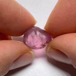 Piedra Preciosa Suelta de Granate Mahenge Ojo de Gato Rojo Natural, Forma de Corazón, 8mm, Piedra Mineral Pulida de Alta Calidad - Product Image 2