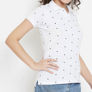 Custom Sublimation Wholesale Original Unisex <b>Women</b> Polo Plain <b>Golf</b> Polo T Shirts in New Style - Product Image 4