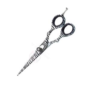 Tijeras Profesionales para Cortar Cabello de Acero Inoxidable con Recubrimiento Zebra, para Diestros, Reutilizables, con Punta Recta - Product Image 2