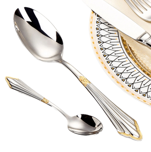 Ensemble de couverts en acier inoxydable ensemble de cuillères à dessert artisanat personnalisé vente la plus vendue cuillère à dessert cuillère à thé cuillère à café - Product Image 6