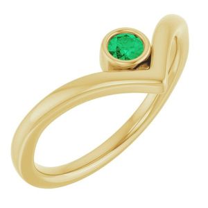 Stainless Steel Eternity Fashion <b>Ring</b> Bezel-<b>Set</b> Solitaire V <b>Ring</b> with 18K Plating Trendy Engagement <b>Ring</b> with Inlay Setting - Product Image 1