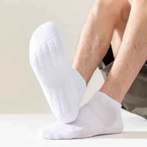 Calcetines deportivos de poliéster antibacterianos de alta calidad con impresión digital personalizada, estilo de negocios de punto antideslizante para ropa informal - Product Image 2