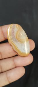 High Quality Botswana Natural Yellow Gemstone Cabochon <b>Amber</b> Jewelry White Botswana Agate 5-8mm <b>Pendant</b> Ring Necklace Handmade - Product Image 5