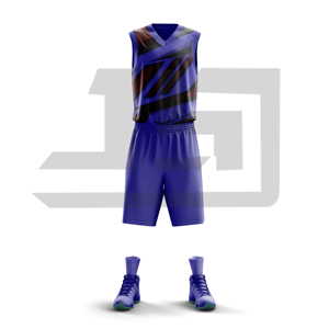 Uniforme de Baloncesto Estampado, Camiseta sin Mangas con Pantalones Cortos a Juego, Ropa Deportiva Ligera de Alto Rendimiento para Jugadores - Product Image 1