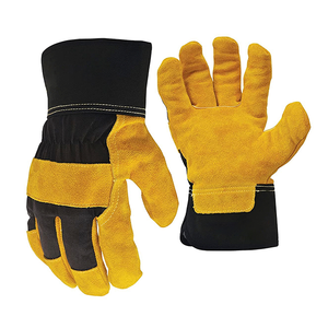 ถุงมือหนังวัวอเนกประสงค์ใช้ในงานช่างถุงมือนิรภัยแบบแคนาดา - Product Image 1