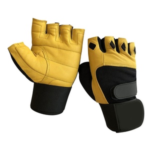 Player Network Gym Fitness Wear Half Finger Polyester Breathable Unisex <b>Gloves</b> Heavyweight Exercise Weightlifting Bodybuilding - Product Image 1