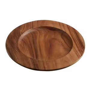 Platos personalizados de madera de acacia, madera maciza de acacia de glowin fashion - Product Image 6