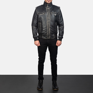 Veste de style de vie pour homme en cuir véritable personnalisée, imperméable, respirante, écologique, à séchage rapide, avec fermeture frontale, pour l'hiver et la protection. - Product Image 3