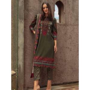 Colección de Telas Modernas para Kurta con Estampado Festivo, con Dupatta de Mal Mal Pesado y Algodón Lawn de Secado Rápido - Product Image 5