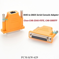 RJ45 Female ke DB25 25pin Jack Socket Serial RS232 Console Adapter Connector Converter CAB-25AS-FDTE, CAB-500DTF Cisco 2500