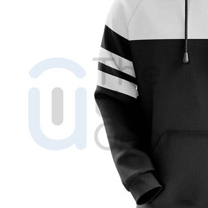 Sudadera de Forro Polar para Hombre, Informal, para Invierno, de Alta Demanda, Color Sólido, Poliéster/Algodón, Transpirable, MOQ Bajo, Personalizable - Product Image 4