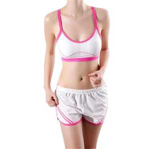 Wholesale Girl Shorts Cheerleading Dance Uniform Sports <b>Bra</b> Cheerleader Brief Bodysuit Cheerleading Short and <b>Bra</b> - Product Image 1