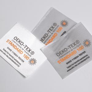 Étiquette imprimée en coton de haute qualité Logo de marque personnalisé Étiquettes de vêtement pour vêtements Fournisseur en gros - Product Image 1