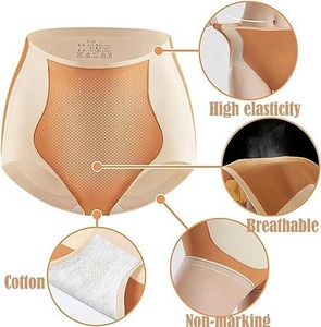 Braguitas de algodón sin costuras de corte alto para posparto, al por mayor, personalizadas, de talle medio, moldeadoras de abdomen y levanta glúteos para mujer - Product Image 2