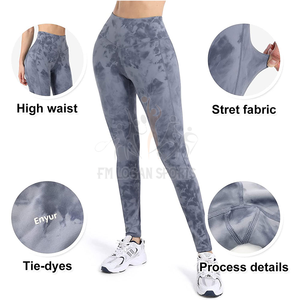 Custom Logo Yoga Gym Wear <b>Women</b> <b>Leggings</b> Butt Lifting Tie Dye Soft Workout Tights Seamless Fitness <b>Leggings</b> - Product Image 2