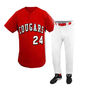 Ensembles complets d'uniformes de softball et de baseball de joueur d'équipe de conception personnalisée en polyester - Product Image 6