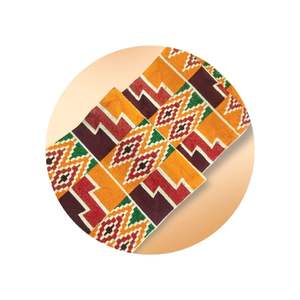 สิ่งทอผ้าฝ้ายทอจากช่างฝีมือลวดลายพื้นเมืองพื้นเมืองสำหรับการออกแบบเสื้อผ้าแฟชั่นและวัฒนธรรม - Product Image 1