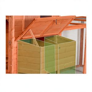 145cm büyük ahşap kanatlı kafes kalem tavuk <span class=keywords><strong>Coop</strong></span> & tavşan kafesi için bahçe ve köy küçük hayvanlar için iç tavuk evi uzay - Product Image 5