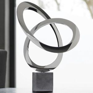 Elegant Customized Metal Sculpture Metal Garden Stainless Steel Sculpture Decorative <strong>Objects</strong> Manufactured Supplies - Product Image 6