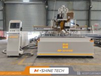 Mesin Router CNC 5 Axis Heavy-Duty untuk Pemotongan Kaki Furnitur dan Panel Lengkung