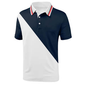 Polo pour homme de qualité supérieure, sublimation, léger, respirant, évacuation de l'humidité, toucher doux, logo personnalisé, OEM ODM en vrac - Product Image 1