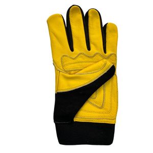 100% gants de travail extérieurs isolés de mécanicien robustes de haute qualité noir jaune gants résistants aux coupures Protection des bras de la main - Product Image 4