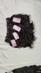 Bodywave Hair Bundles With HD <b>Lace</b> <b>Closure</b> Raw Virgin Cuticle Aligned Wholesale Wavy Hair Vendor Indian Temple Hair Bundle - Product Image 2