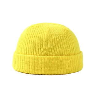 Gorros Cálidos al por Mayor, Gorros de Invierno Unisex de Punto, Gorros con Vuelta, Personaliza el Color y el Diseño - Product Image 4