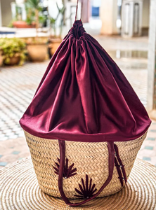 Bolso de paja marroquí-artesanal tradicional marroquí hecho a mano - Product Image 3