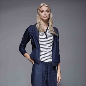 ODM OEM Full Zip Closure Casual Coat Blouson <b>Jacket</b> for <b>Women</b> - Product Image 1