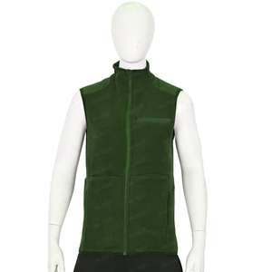 BFW rayonne/Nylon/Spandex femmes fermeture éclair avant tricot gommages vestes gilet sans manches gommage vestes infirmière unisexe solide gommage gilet - Product Image 2