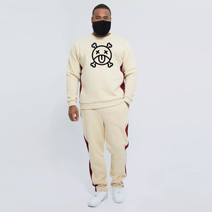 Survêtements en velours 2 pièces survêtements en velours pour hommes décontracté 2 pièces ensembles à manches longues survêtements en velours personnalisés pour garçons - Product Image 4