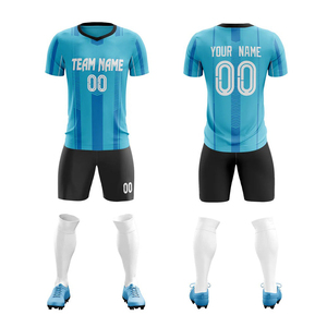 Maillot de football pour homme adulte 2025 à manches courtes, respirant, 100 % polyester extensible, ensemble uniforme, vente en gros de vêtements de football - Product Image 3